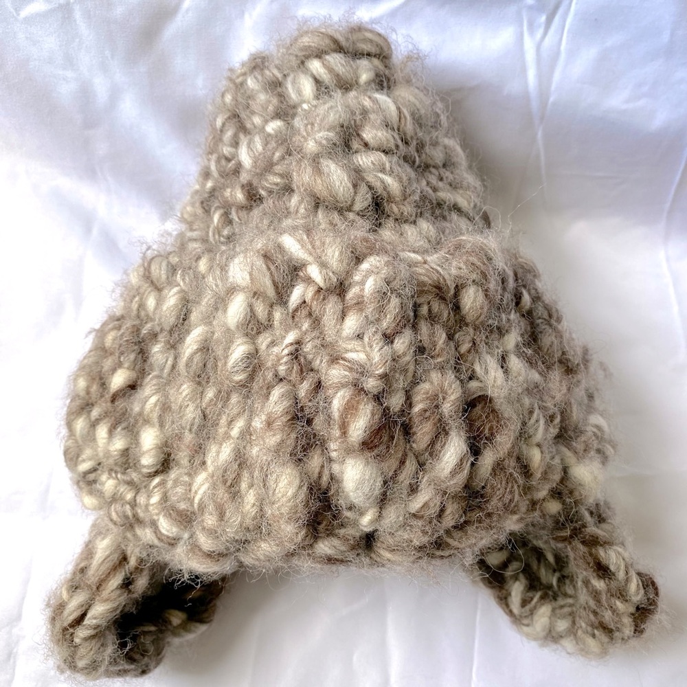 Mischa Lampert Handspun & Handknit Cozy Wool Winter Hat